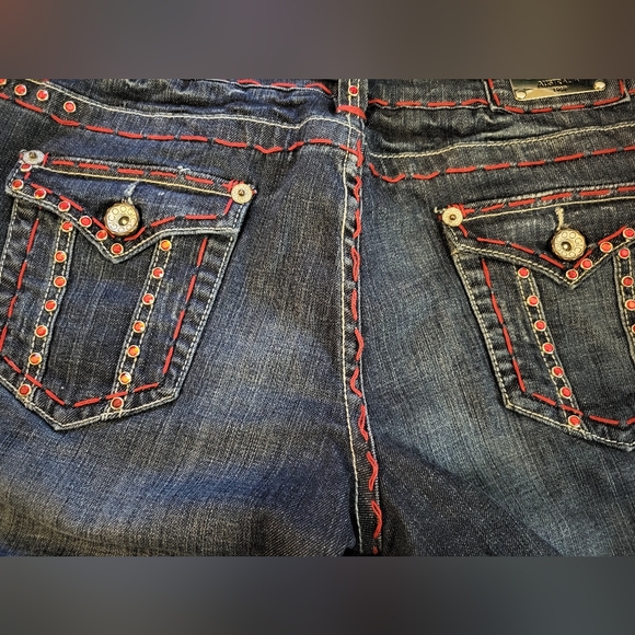 Womens Heavily Embellished Coogi Jeans sz 13/14 x 33.5 - Picture 9 of 15